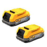 DeWalt DCBP034-XJ 18V 1.7Ah XR Powerstack Compact Battery (2 Pack)