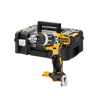 Druil Chomhcheangailte Gan Scuab DeWalt DCD796N 18V XR le Cás TStak 2 (Corp Amháin)