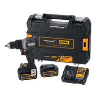 Druileálaí Casúir Gan Scuab DeWalt DCD85MP2T x McLaren F1 Team 18V XR le 2 chadhnraí 5.0Ah