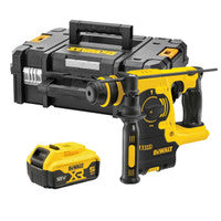 Casúr Rothlach DeWalt DCH253P1 18V XR SDS+ le Ceallraí 1x 5.0Ah &amp; Cás TSTAK