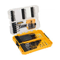 Tacar Tiomána Druileála DeWalt DT70758-QZ le Brad Point agus Giotáin Adhmaid Chomhréidh EXTREME (57 Píosa)