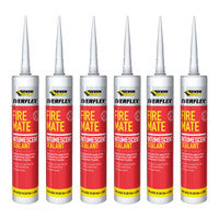 Everbuild Fire Mate Intumescent Sealant Grey 295ml (Pack of 6)