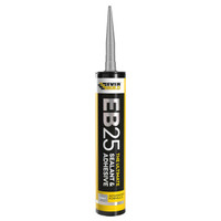 Everbuild EB25 Hybrid Sealant Adhesive Grey 300ml