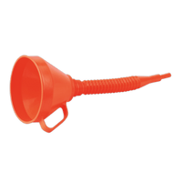 Sealey F16F Funnel with Flexible Spout & Filter Medium Ø160mm