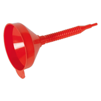Sealey F2F Flexi-Spout Funnel Medium Ø200mm with Filter