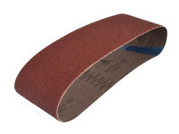Faithfull FAIAB75533C Cloth Sanding Belt 533 x 75mm Coarse (Pack of 3)