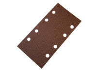 Faithfull FAIAOTSBOSHL 1/3 Sanding Sheet Red Bosch Hook & Loop Assorted (Pack of 5)