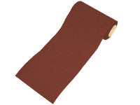 Faithfull FAIAR10120R Aluminium Oxide Sanding Paper Roll Red Heavy-Duty 115mm x 10m 120G