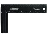 Faithfull FAICS10CNC Prestige Try Square Black Aluminium 250mm