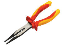 Faithfull FAIPLVDELN8 Long Nose Pliers VDE 210mm