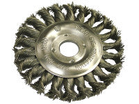 Faithfull FAIWBCT125 Circular Wire Brush 125 x 12mm 22.2mm Bore 0.50mm Wire
