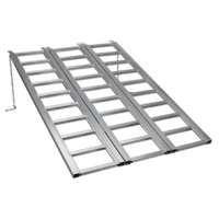 Sealey FLR680T Motorcycle/Trike/ATV & Mini Tractor Ramp Wide Tri-Fold 680kg Capacity
