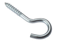 ForgeFix 55 x 8Ga Screw Hook ZP 10SH558 (10 Pack)