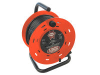 Faithfull Power Plus FPPCR50M Open Drum Cable Reel 240V 13A 2-Socket 50m