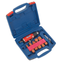 Sealey GSA67 Air Die Grinder Kit 15pc