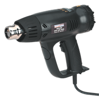 Sealey HS104K  80-600°C Deluxe Hot Air Gun Kit with LED Display 2000W 230V