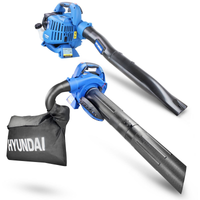 Hyundai HYBV2600X 26cc 2-Stroke 3-in-1 Petrol Leaf Blower Garden Vac Shredder