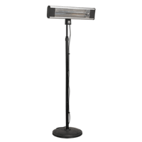 Sealey IFSH1809R High Efficiency Carbon Fibre Infrared Patio Heater 1800W/230V with Telescopic Floor Stand