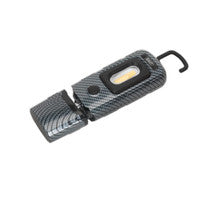Sealey LED3601CF Rechargeable 360 Inspection Lamp 2W COB + 1W LED Carbon Fibre Effect