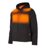 Milwaukee M12HPJBL2-0 12V Heated Puffer Jacket, Black (Size L) (Body Only)