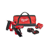 Pacáiste Dúbailte Milwaukee M18FPP2AR-522B 18V Breosla Tairní Gan Sreang le Ceallraí 2.0Ah agus Ceallraí 5.0Ah
