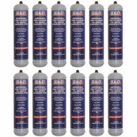 Sealey MIG/MIX/100/12 Gas Cylinder Disposable Carbon Dioxide/Argon 100g - Box of 12