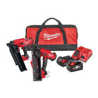 Tacar Dúbailte Tairní Milwaukee M18FPP2BE-422B 18V le 1x Ceallraí 4.0Ah &amp; 1x 2.0Ah