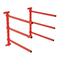 Sealey MK56 Wall Mounting Folding Bumper Rack
