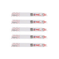 Milwaukee 48475787 TORCH„¢ Heavy Duty Metal Reciprocating  Blades 230mm X 14TPI (5 Pack)