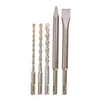 Milwaukee 4932430002 SDS+ Drill and Chisel Set (5 Pieces)