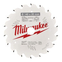 Milwaukee 4932471310 ATB Circular Saw Blade 140mm x 20mm 18T
