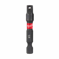 Milwaukee 4932471826 Shockwave„¢ Impact Driver Adapter 1/4" Hex to 1/4" Square