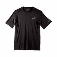 Milwaukee 4932493064 Workskin Warm Weather Short Sleeve T-Shirt Colour, Black (Size M)