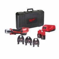 Milwaukee M12 HPT-202C M-SET Force Logic Hydraulic Press Tool with 2 x 2.0Ah Batteries