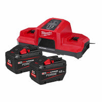Trealamh Fuinnimh Milwaukee M18FORGENRG-122DBSC 18V FORGE„¢ le 2 chadhnraí 12.0Ah agus luchtaire sárchumhachtach dé-bhá
