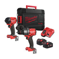Pacáiste Cumhachta Ard-Aschuir Milwaukee M18FPP2A3-302P 18V FUEL le 2 chadhnraí 3.0Ah