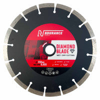 N-Durance NDDIA230 General Purpose Segmented Diamond Blade  230mm x 10mm x 22.2mm