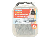 Plasplugs PLACF104 CF 104 Standard Plasterboard Fixings Pack of 10