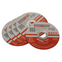 Sealey PTC/115CET5 Cutting Disc 115 x 1.2mm 22mm Bore Pack of 5