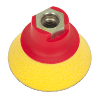 Sealey PTCBPV4S Hook & Loop Ultra Soft Backing Pad 70mm M14 x 2mm