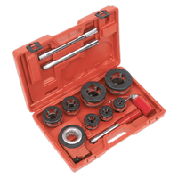 Tacar Snáithithe Píopa Sealey PTK992 7 bpíosa 3/8" - 2"BSPT