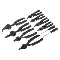 Sealey S01064 Circlip Pliers Set 10pc Internal/External
