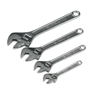 Sealey S0449 Adjustable Wrench Set 4pc 150, 200, 250 & 300mm