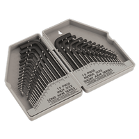 Sealey S0484 Hex Key Set 30pc Long/Short Arm - Metric/Imperial