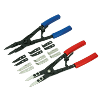 Sealey S0553 Circlip Pliers Set Internal/External 265mm
