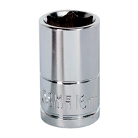 Sealey S0654 WallDrive® Socket 16mm 1/2"Sq Drive