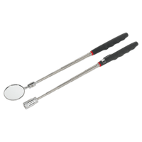 Sealey S0941 Telescopic Magnetic LED Pick-Up Tool & Inspection Mirror Set 2pc