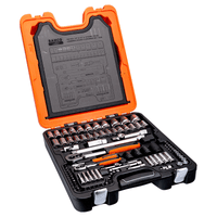 Tacar Soicéad agus Spánaire Comhcheangailte Bahco S108 1/4" agus 1/2" (108 píosa)