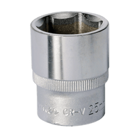 Sealey S1225 WallDrive® Socket 25mm 1/2"Sq Drive