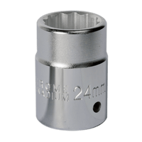 Sealey S34/24 WallDrive® Socket 24mm 3/4"Sq Drive